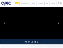 Tablet Screenshot of apicdecolombia.com